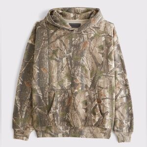 Abercrombie Essential Popover Camo Hoodie Mens S